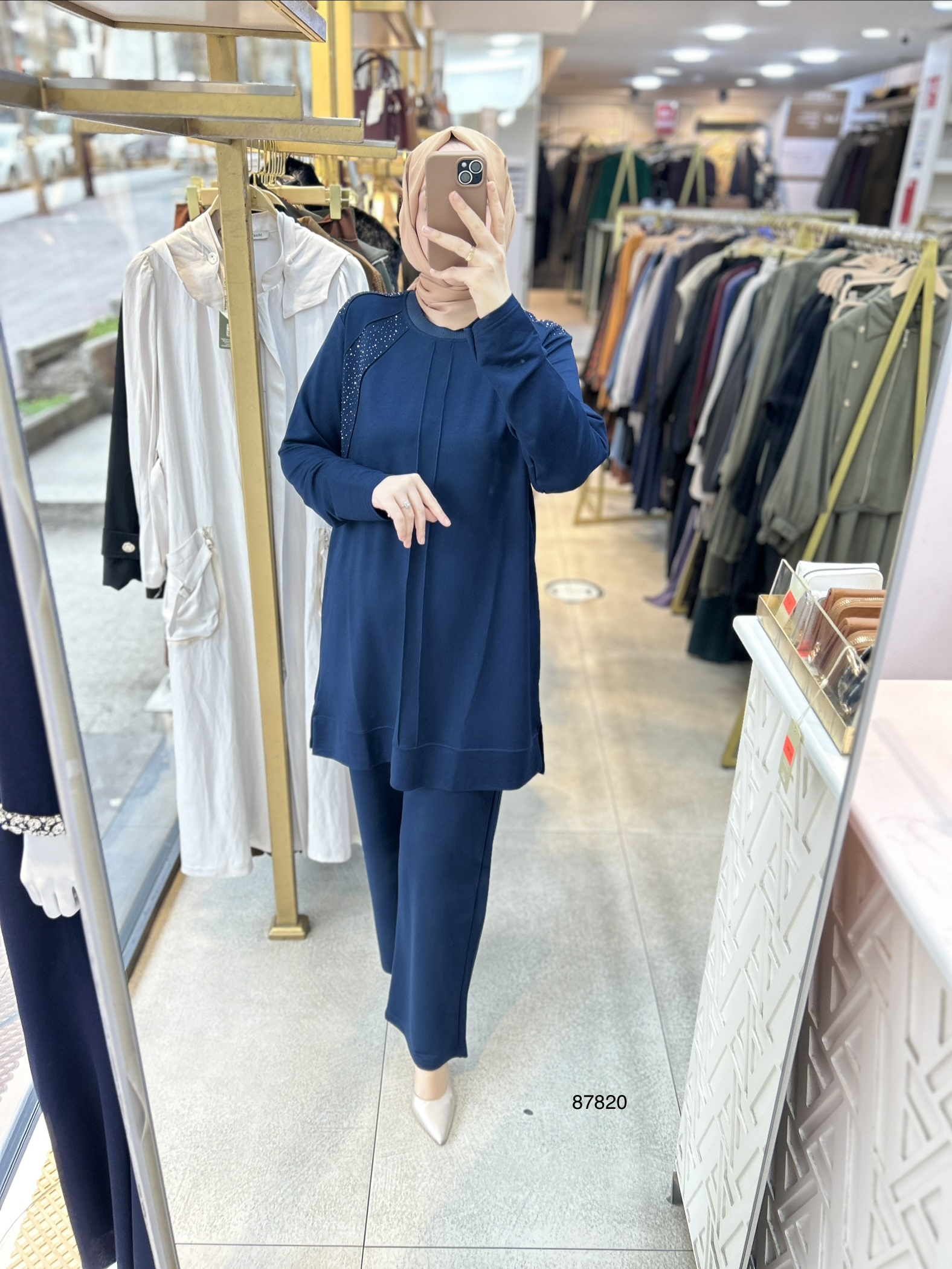 87820 Taş Detaylı Takım - Görsel 4