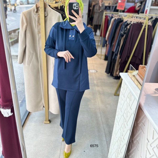 6575 Gömlek Yaka Spor Takım - Görsel 6