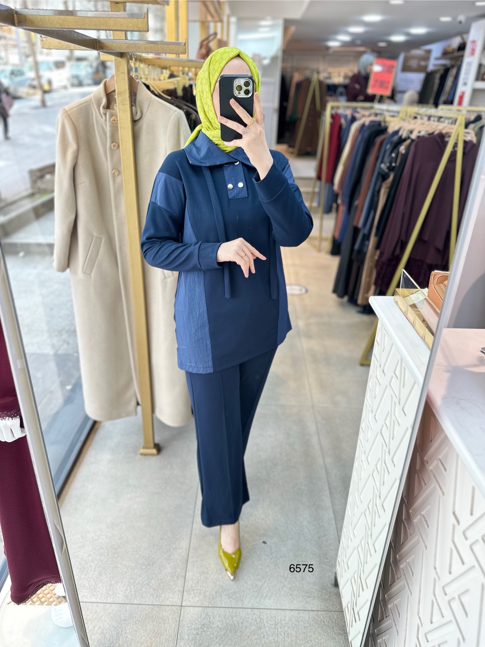 6575 Gömlek Yaka Spor Takım - Görsel 4