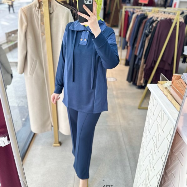 6575 Gömlek Yaka Spor Takım - Görsel 5