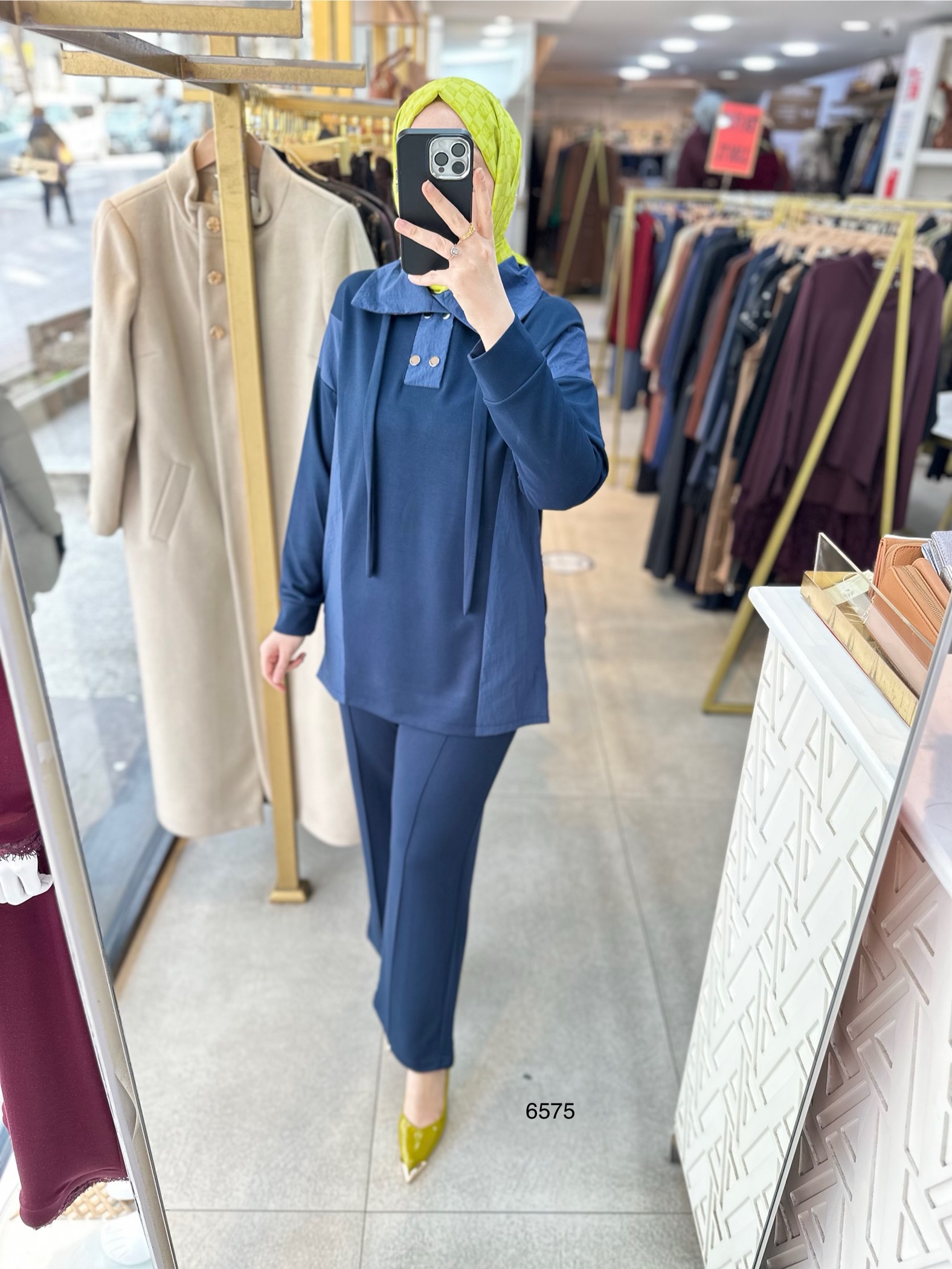 6575 Gömlek Yaka Spor Takım - Görsel 5