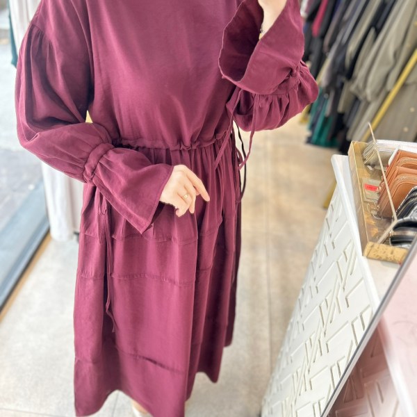 8082 Bağlama Detaylı Elbise - Görsel 25