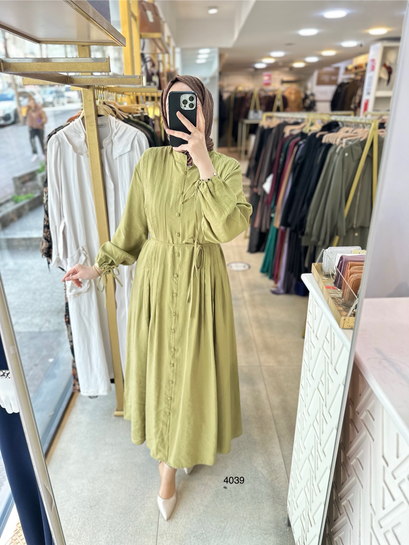 4039 Navüllü Elbise - Görsel 1