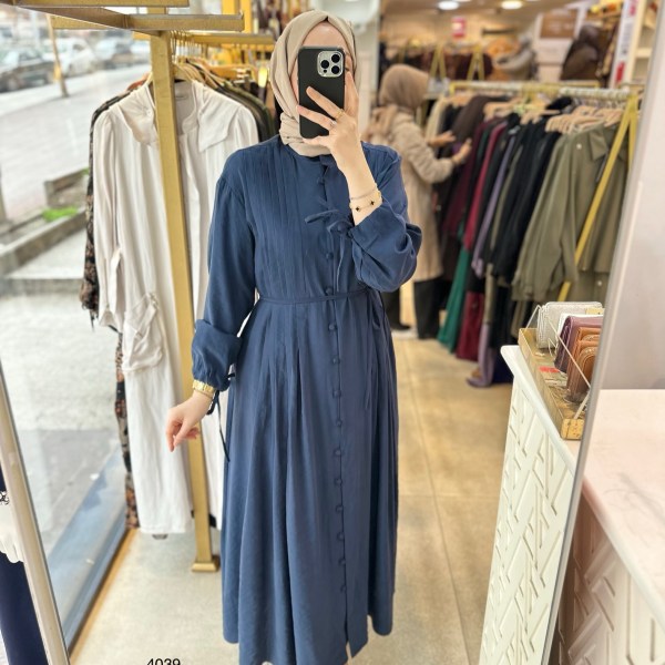 4039 Navüllü Elbise - Görsel 14