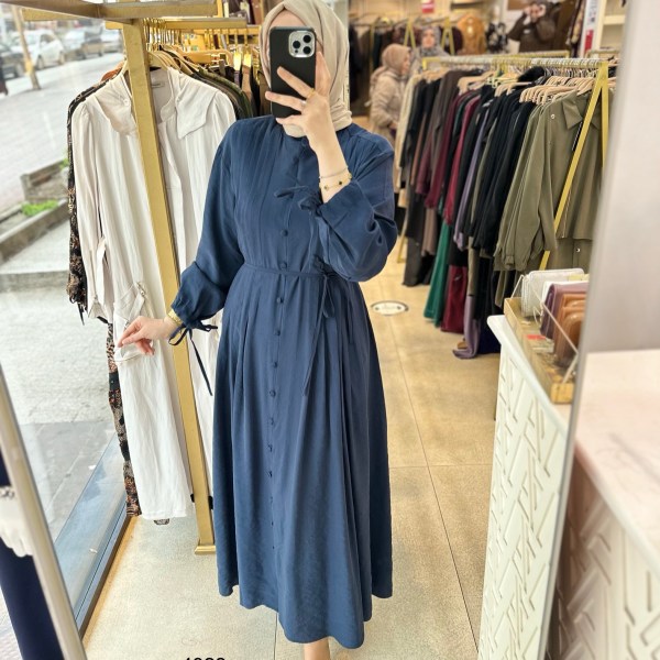 4039 Navüllü Elbise - Görsel 8