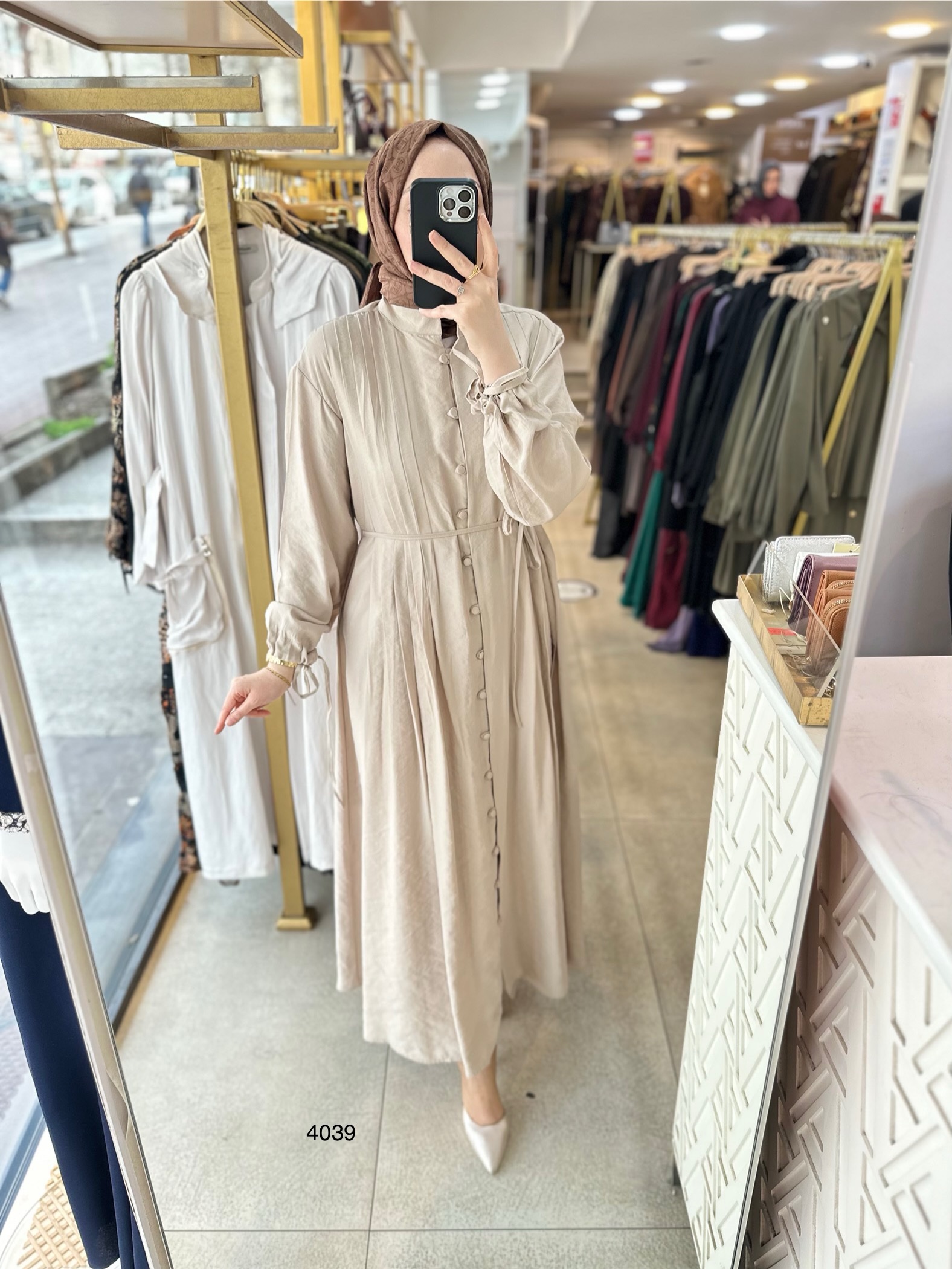 4039 Navüllü Elbise - Görsel 6