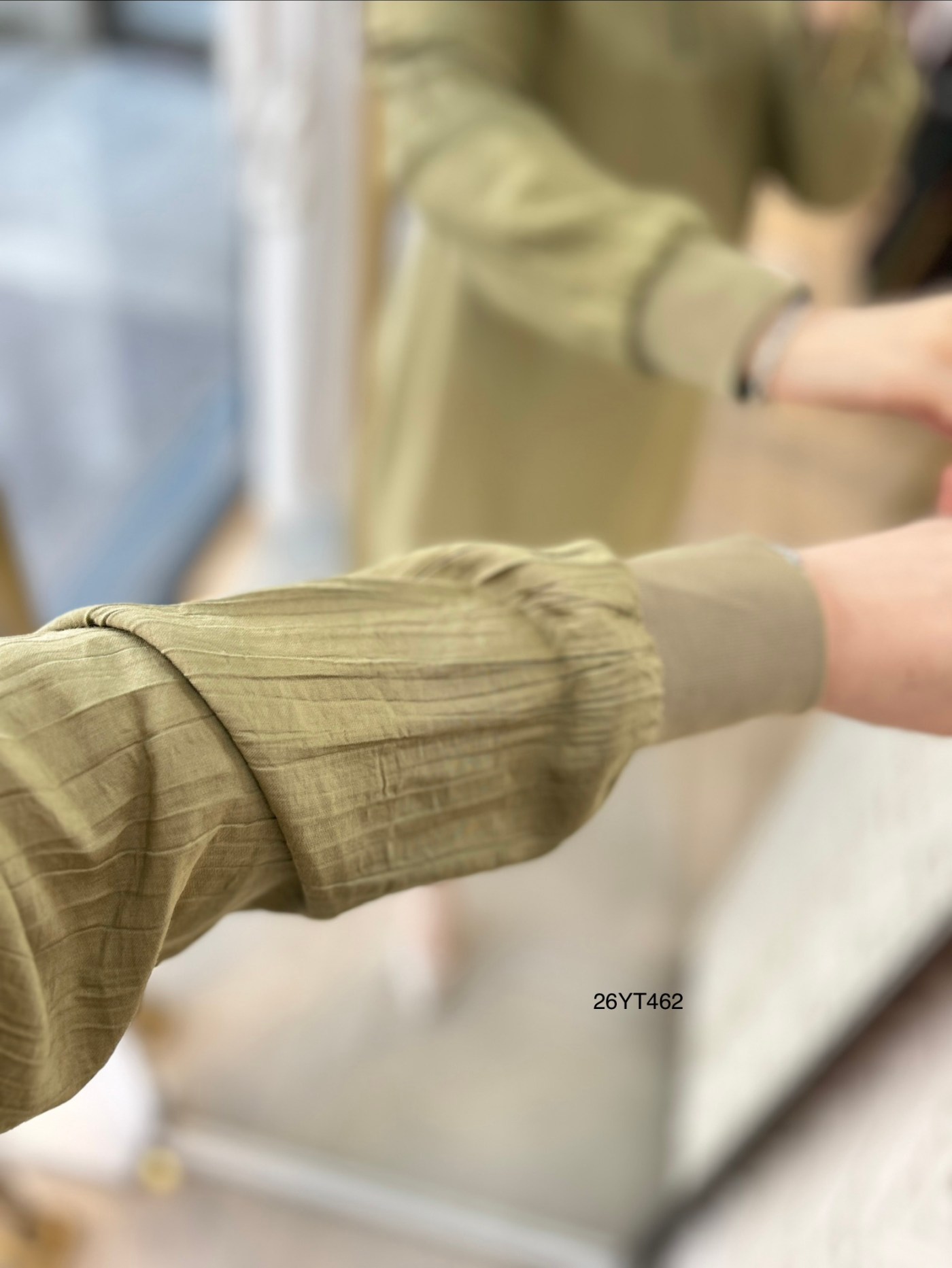 26YT462 Ribana Detaylı Tunik