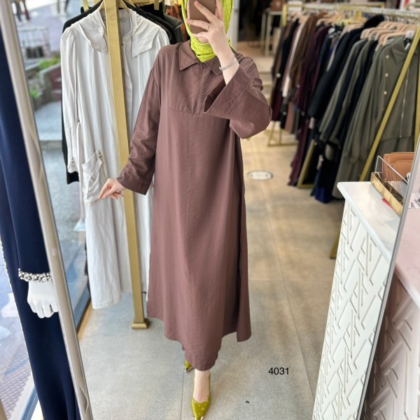 4031 Gömlek Yaka Detaylı Takım - Görsel 7