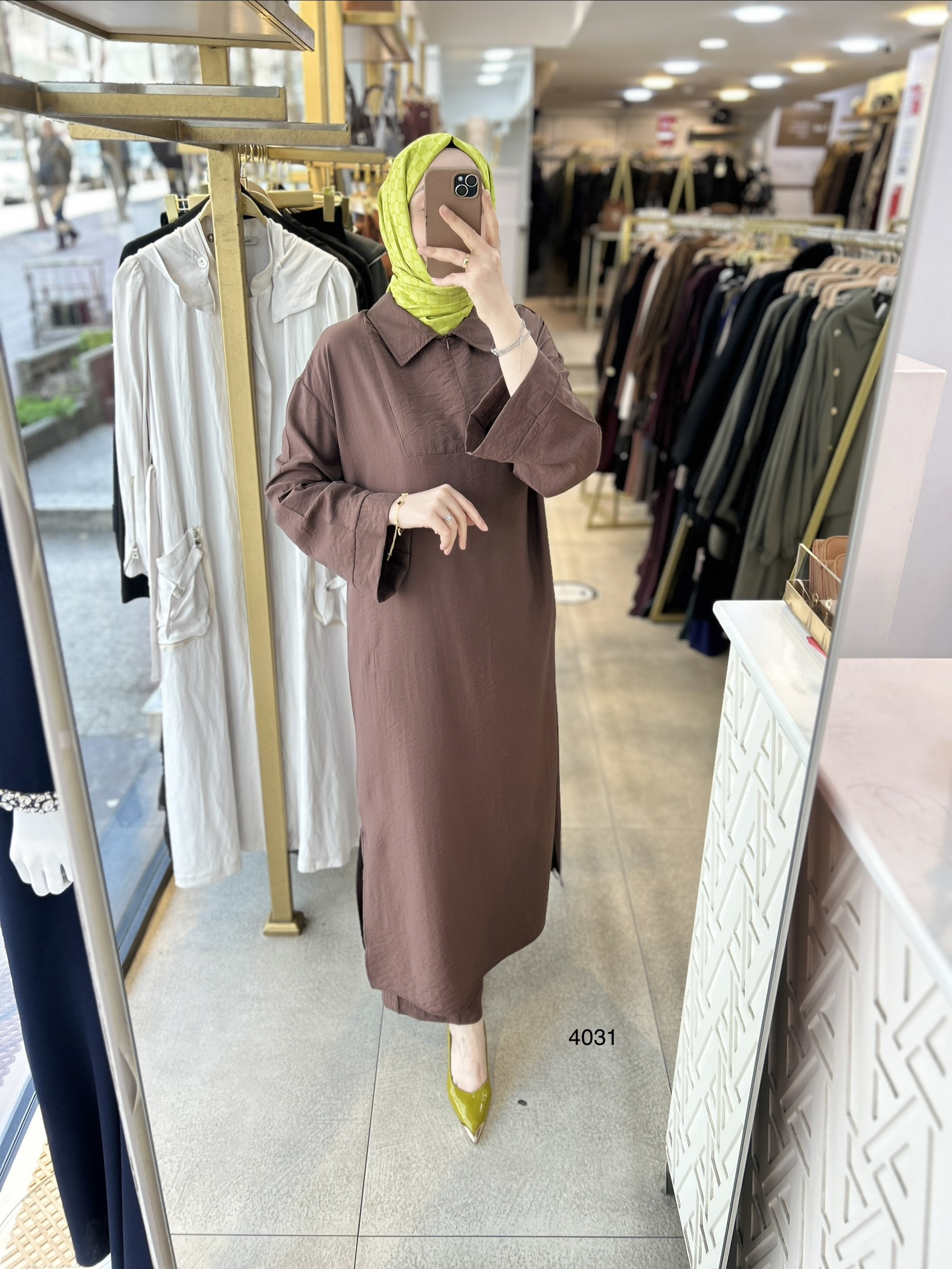 4031 Gömlek Yaka Detaylı Takım - Görsel 9