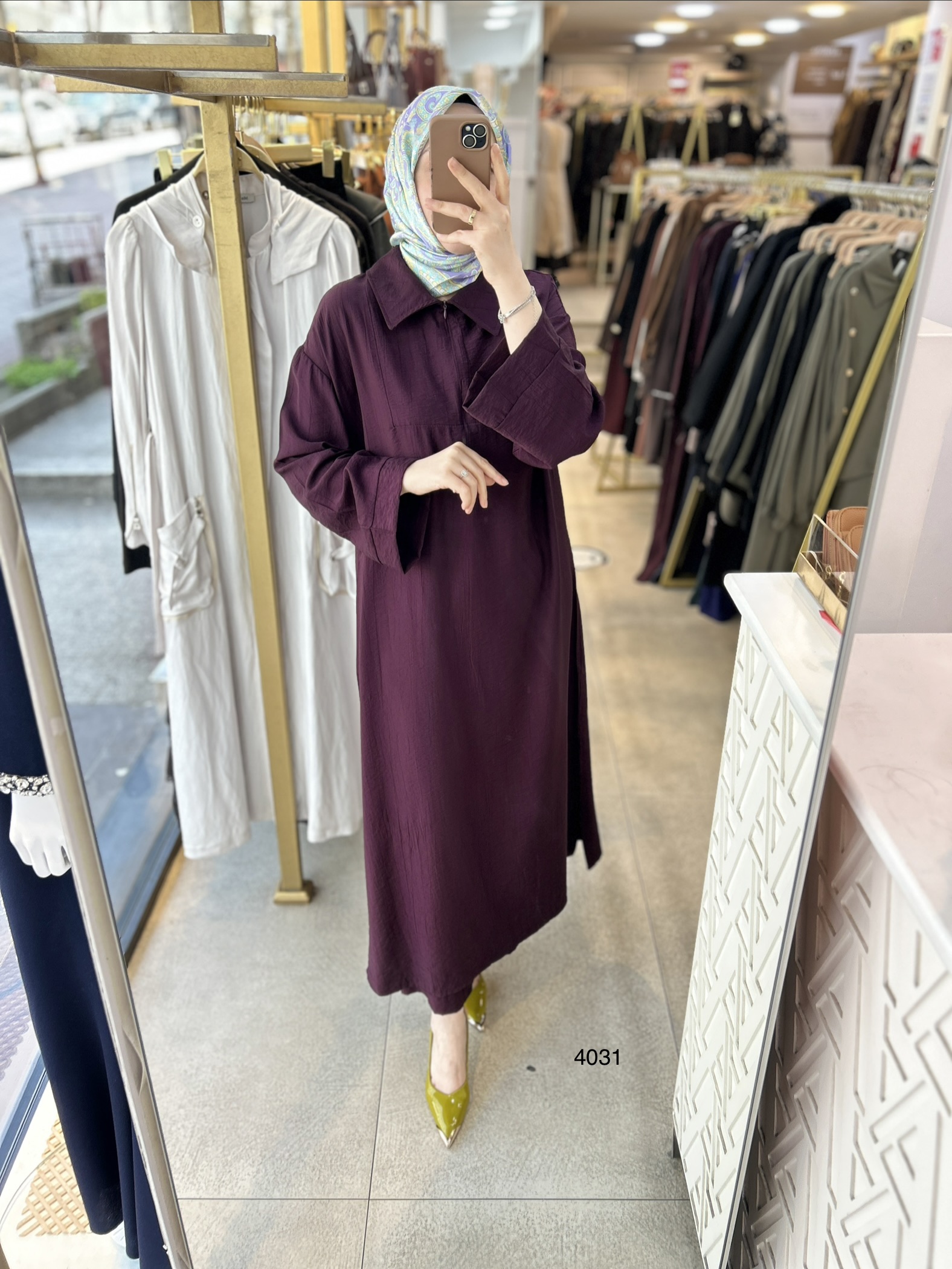 4031 Gömlek Yaka Detaylı Takım - Görsel 4